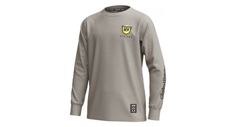 Maillot de manga larga Troy Lee Designs Skyline Ride gris para niño