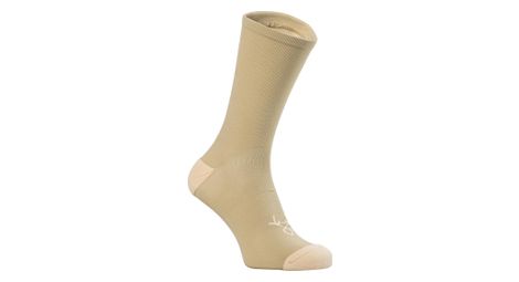 Paire de chaussettes lebram glières beige vert