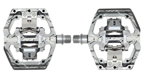 Paire de Pédales HT Components X3 Camo Gris