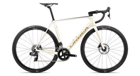 Orbea orca m31eteam bicicleta de carretera sram rival etap axs 12s 700 mm marfil blanco borgoña rojo 2024