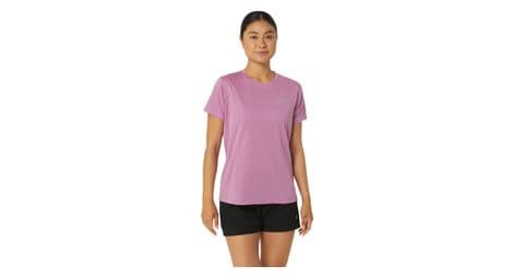 Maillot manches courtes femme asics core run rose