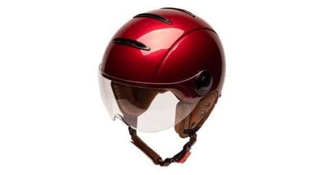 Casque jet vintage marko helmets - unisexe - cherry