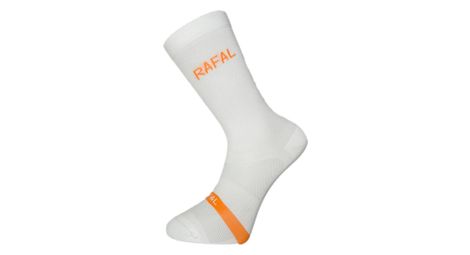 Rafal mercoux calcetines unisex blanco/coral