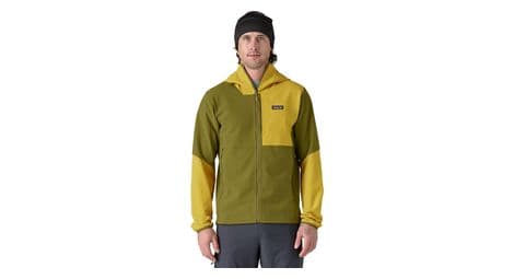 Forro polar patagonia r1 techface hoody green hombre