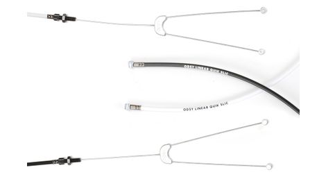 Odyssey cable de frein quick slick short blanc