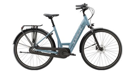 Vélo de ville électrique trek district+ 3 lowstep shimano nexus 7v 400 wh 700mm bleu 2023