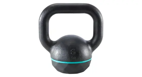 Domyos kettlebell 6kg zwart/blauw