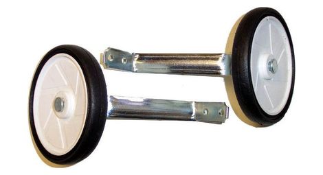 STABILISATEUR VELO ENFANT ROUES DE 14 A 16 350-400 FIXATION SUR CADRE (Paire).