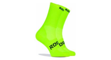 Chaussettes velo rogelli rcs-08 - unisexe - fluor