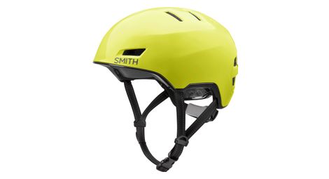 Casco Smith EXPRESS Amarillo Fluo Mate