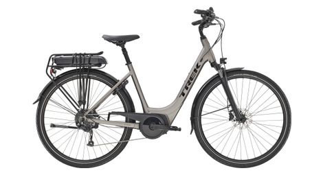 Velo de ville electrique trek verve 2 lowstep shimano altus 9v 500 wh 700 mm gris 2023