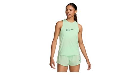 Débardeur nike one vert femme