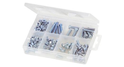 Coffret de vis à métaux et écrous pour la fixation des accessoires vélos .