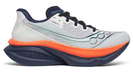 Chaussures Running Saucony Endorphin Azura Blanc/Bleu/Orange Femme