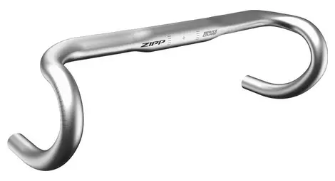 Manillar zipp service course 80 ergo aluminio 31.8 mm plata