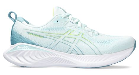 Asics gel cumulus 25 laufschuhe blau weiß damen 39.1/2