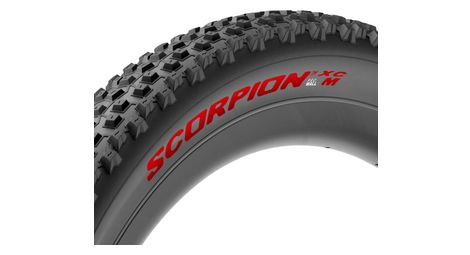 Neumático mtb pirelli scorpion xc m 29'' tubeless ready soft smartgrip prowall red