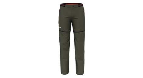 Pantalon convertible salewa pedroc 2 2/1 khaki