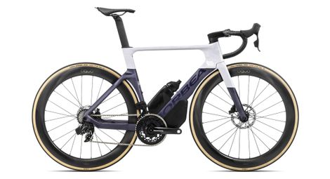 Orbea orca aero m21eltd bicicletta da strada sram force etap axs 12s 700 mm tanzanite blue lilac purple 2024 57 cm / 186-191 cm