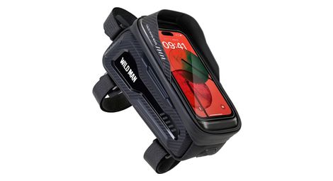 Bolsa de cuadro bici con porta móvil 1 L negra WILD MAN