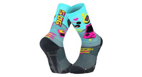 Chaussettes BV Sport Run Marathon Générations 90s Collector Bleu/Noir