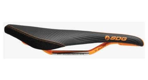 Selle sdg duster p mtn - rails titane noir/orange