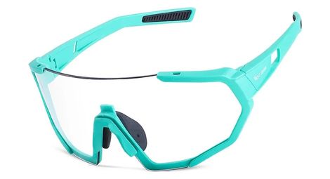 Lunettes de sport photochromiques anti-uv et coupe-vent - bleu