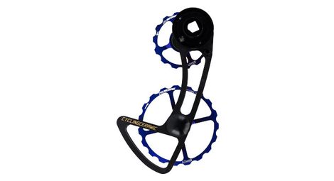 Cyclingceramic 14/19 teeth derailleur cage for shimano 12v ultegra 8150 and dura-ace 9200 blue