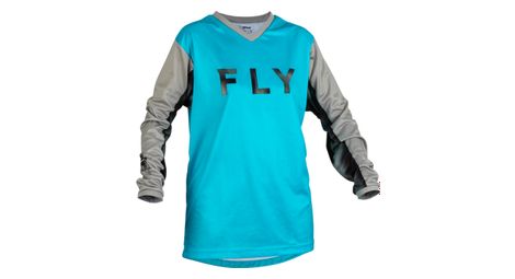 Maillot manches longues fly f 16 femme bleu gris