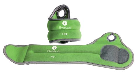 Bracelets lestés poignets Sveltus 1kg (x2)