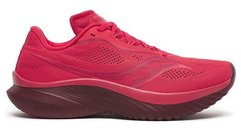 Chaussures Running Saucony Kinvara 15 Rouge Femme