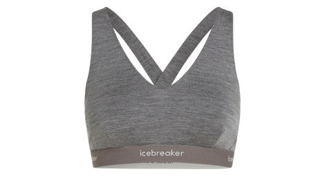 Brassière Icebreaker Merino 125 Cool-Lite Sprite Gris