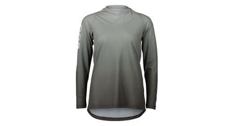 Maillot manches longues femme poc essential mtb lite dégradé gris