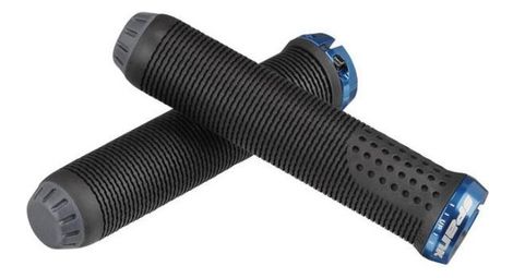 Paire de grips spank spike 33mm noir bleu