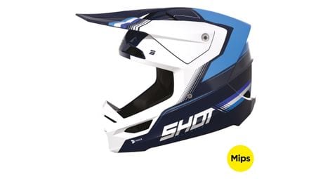 Casque shot race tracer blue glossy