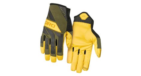 Gants longs giro softgoods trail builder vert / jaune