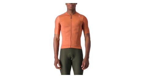 Maillot manches courtes castelli espresso marron