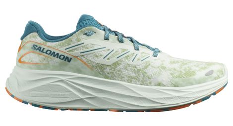 Chaussures de running salomon aero glide 2 bleu vert