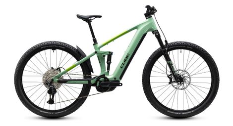 VTT Électrique Tout-Suspendu Cube Stereo Hybrid One22 SLX 800 Shimano 12V 800 Wh Bosch 120 Nm 29'' Vert Cactus 2027