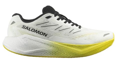 salomon aero blaze 3 running shoes white yellow men