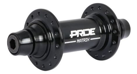 Moyeu Avant Pride Racing Matrix | 28 Trous | 100x10mm | Noir