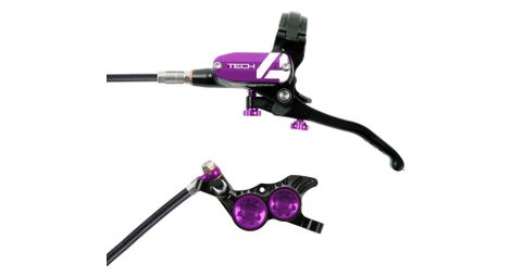 Frein avant hope tech4 v4 noir violet durite standard