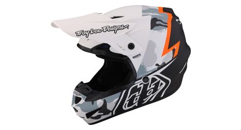 Casque intégral troy lee designs gp volt camo/blanc