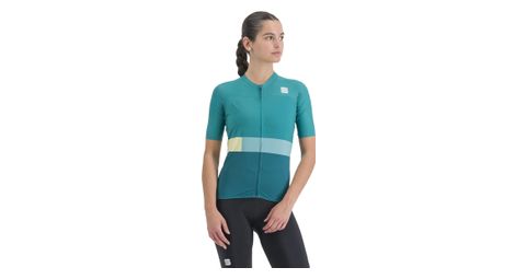 Maillot de manga corta sportful snap mujer verde