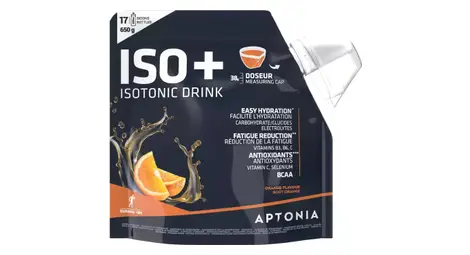 Aptonia powder iso + energy drink orange 650g