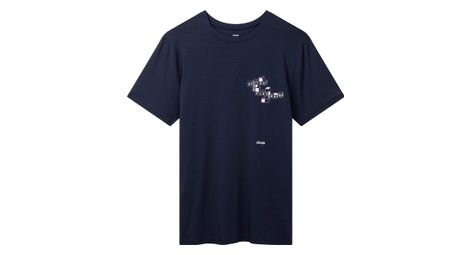 Maillot manches courtes circle iconic pop bleu marine