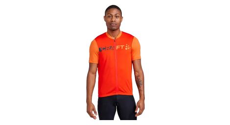 Maillot manches courtes craft core endur orange