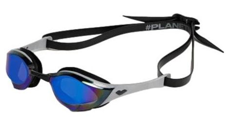 Lunettes de natation arena cobra edge swipe verres miroirs bleu gris noir