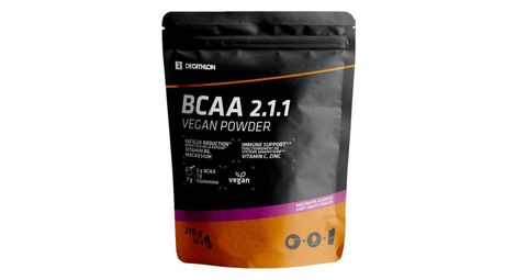 Nahrungsergänzungsmittel decathlon nutrition bcaa 2.1.1 vegan rote früchte 210g