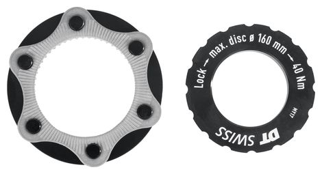 Adaptateur de Disque 6 Trous DT Swiss Road (Max. 160 mm) pour Moyeux Center Lock